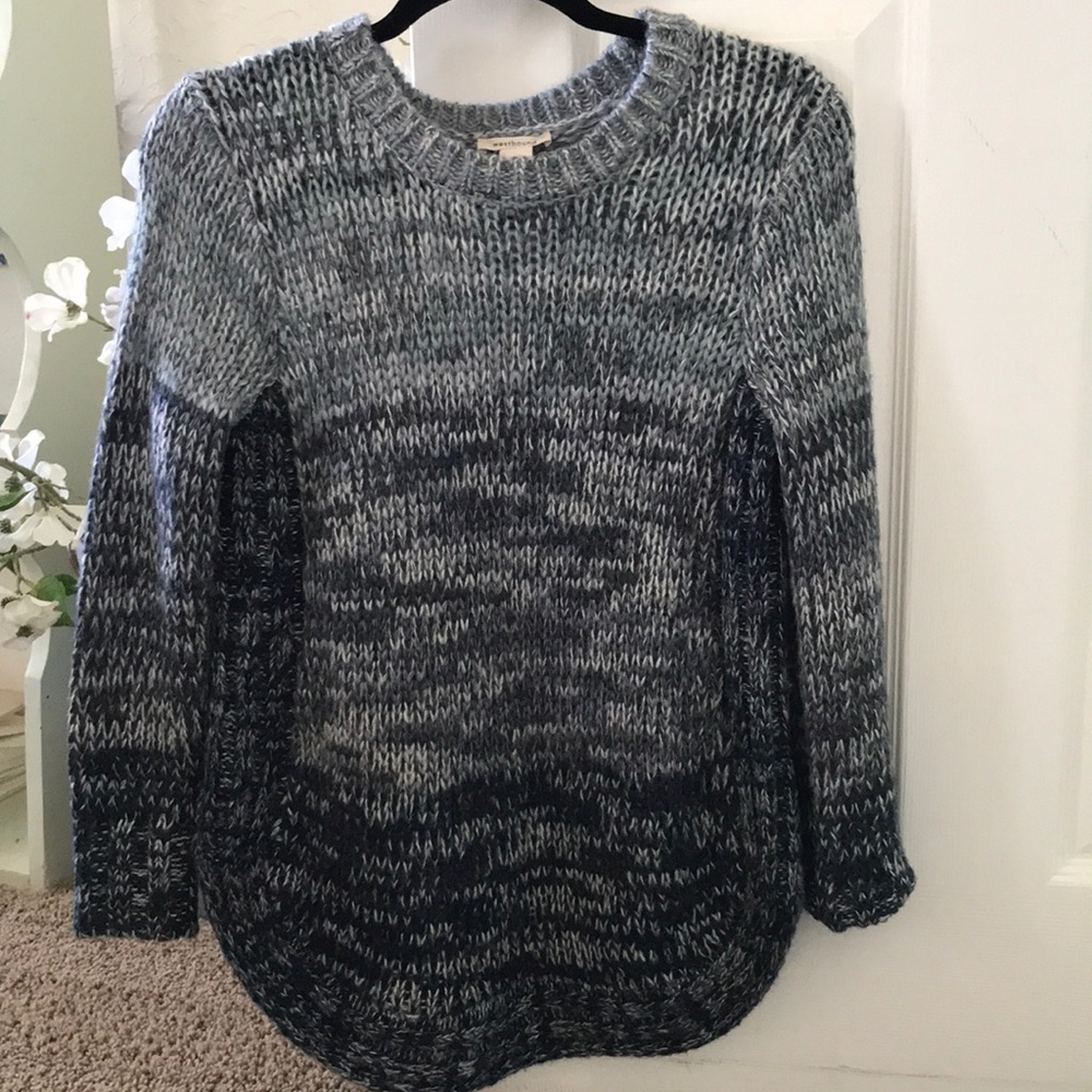 Westbound Petite Sweater blue ombré